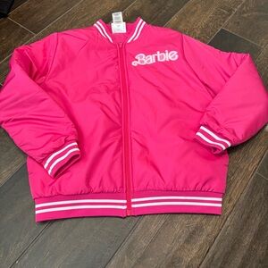 EUC Barbie Bomber Windbreaker Jacket